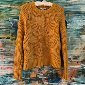 Madewell Gold Sweater (M). NWT.